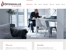 Tablet Screenshot of ofenhalle.com